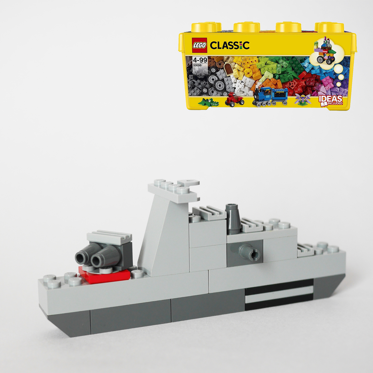 レゴ 船 イージス艦の作り方 Legoクラシックだけで作ったよ シドロモド記 レゴの作り方
