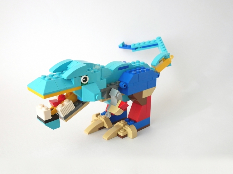 ニュ大15●○Ychan工房ページ○● レゴ：ティラノサウルス（恐竜）の作り方 LEGOクラシック10698だけで