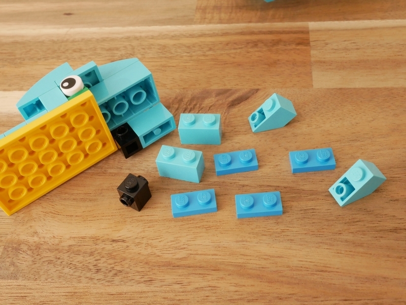 レゴ：ティラノサウルス（恐竜）の作り方 LEGOクラシック10698だけで
