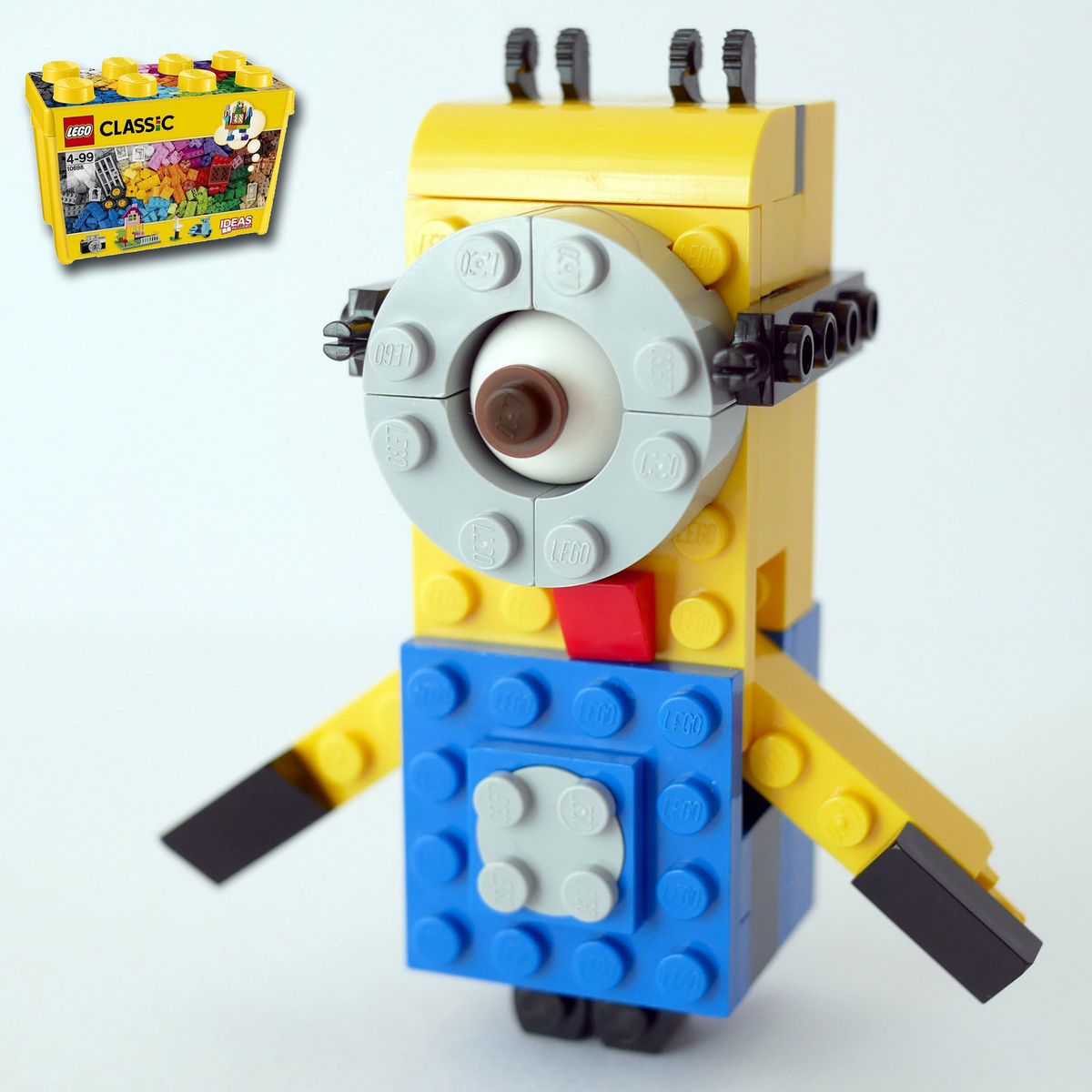 レゴ：ミニオンズ風キャラの作り方 LEGOクラシック10698だけで作ったよ