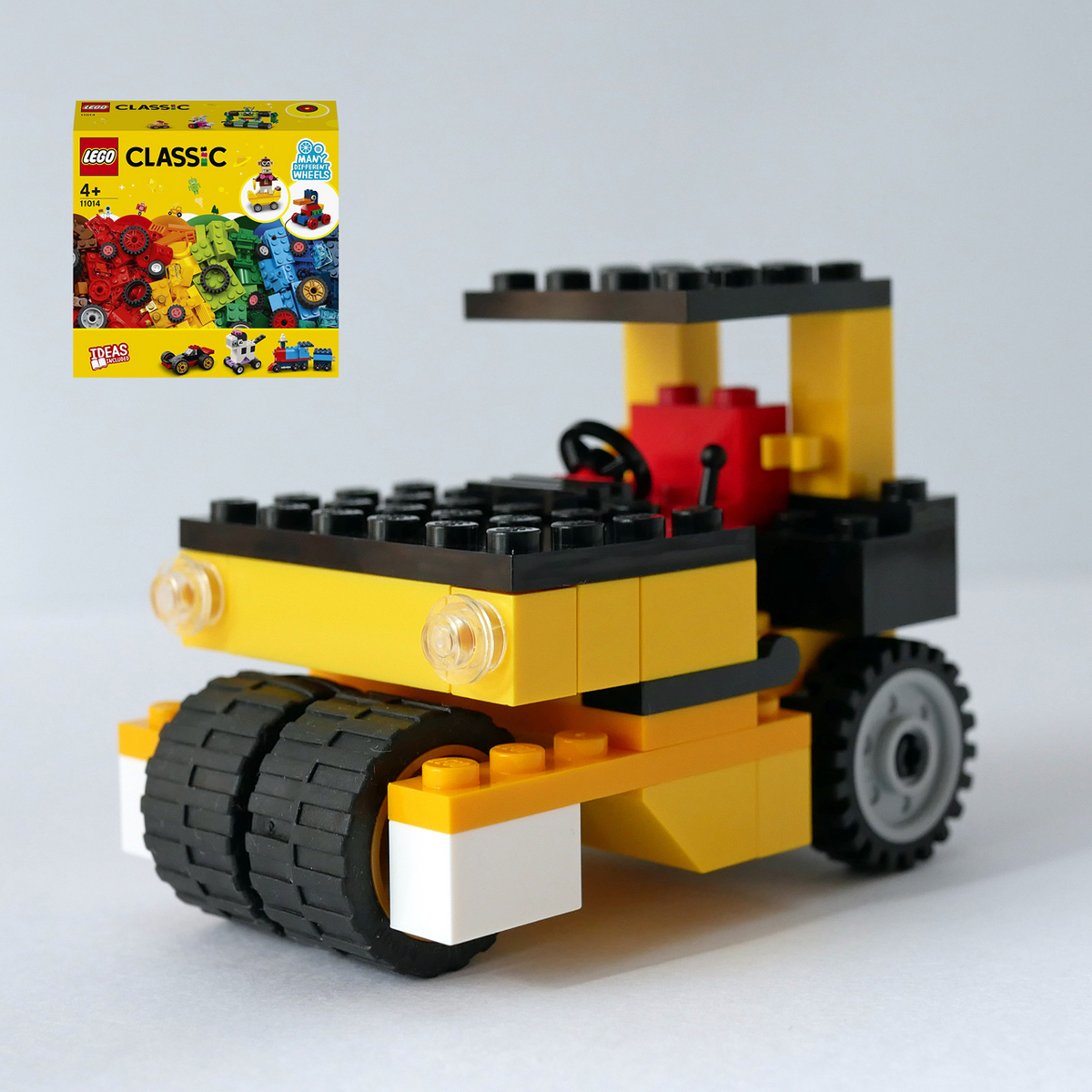 レゴ：ロードローラーの作り方 LEGOクラシック11014だけで作ったよ 