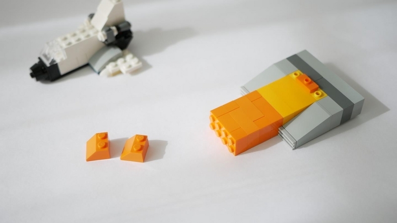 らすらす レゴ：スペースシャトルの作り方 LEGOクラシック10696だけで作ったよ