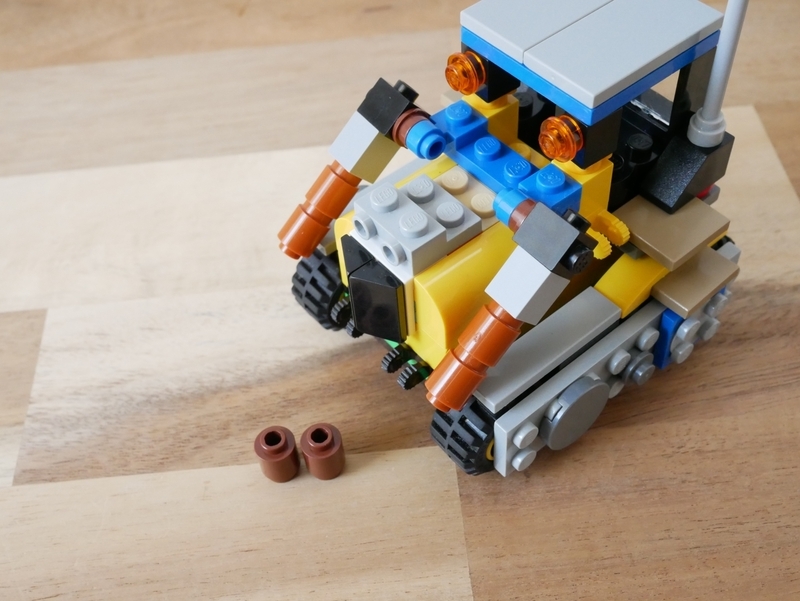 レゴ：ブルドーザーの作り方 LEGOクラシック10698だけで作ったよ