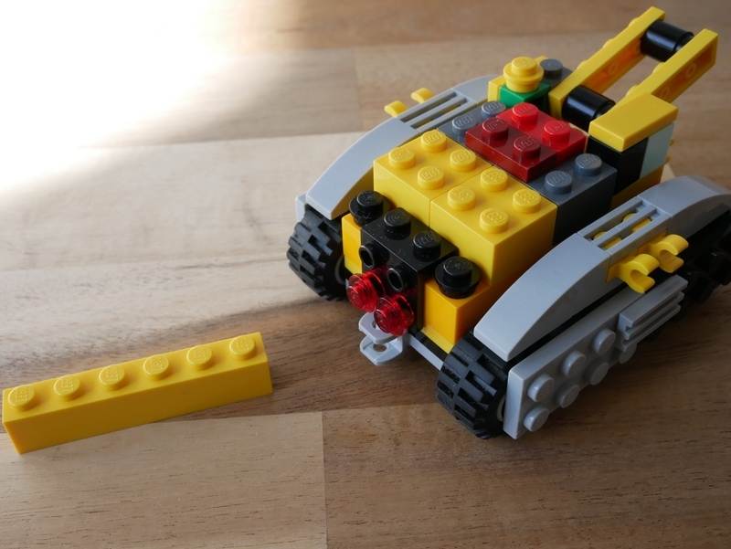 レゴ：ブルドーザー、トラックローダーの作り方 LEGOクラシック10696