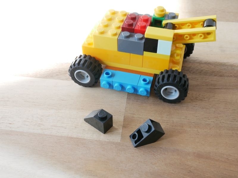 レゴ：ブルドーザー、トラックローダーの作り方 LEGOクラシック10696