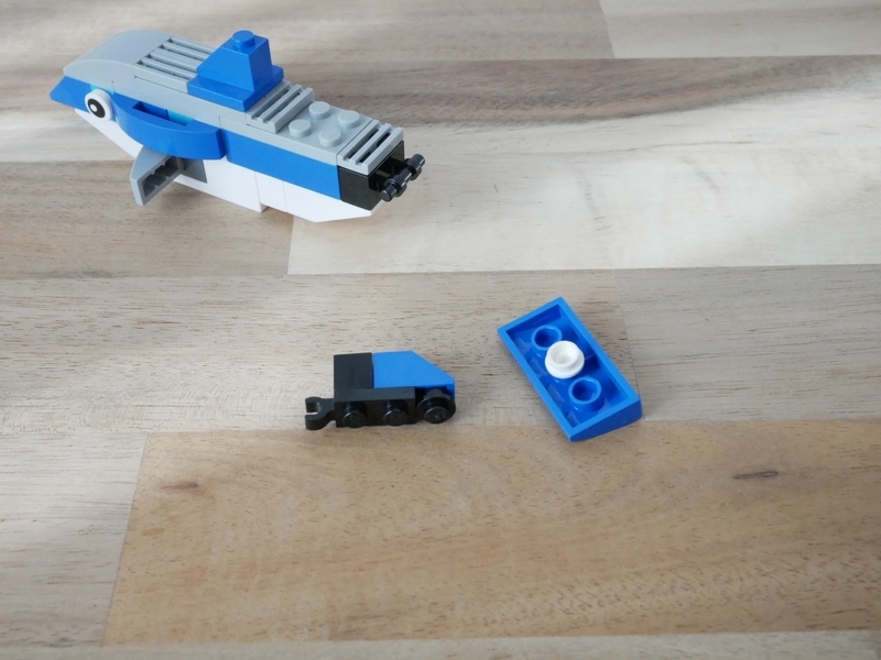 レゴ：イルカの作り方 LEGOクラシック10696だけで作ったよ (説明書