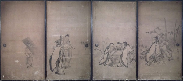 江戸時代の画人・高田敬輔の貴重な襖絵が発見・寄贈されました - 滋賀