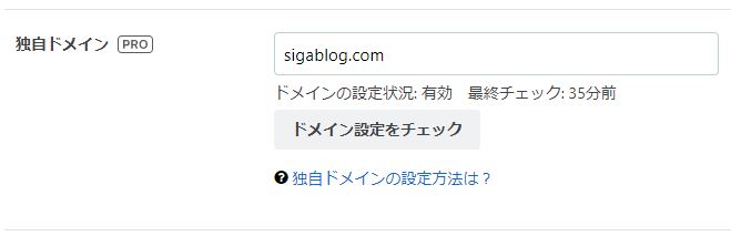 独自ドメインを使えるの画像