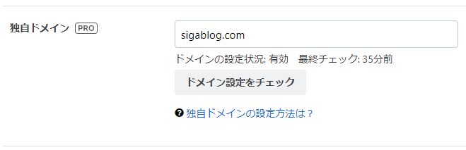 独自ドメインを使えるの画像