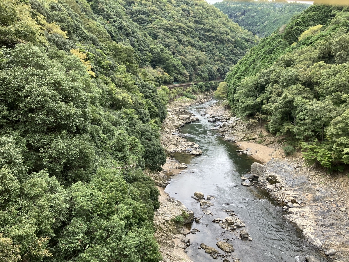 保津峡駅ホーム
