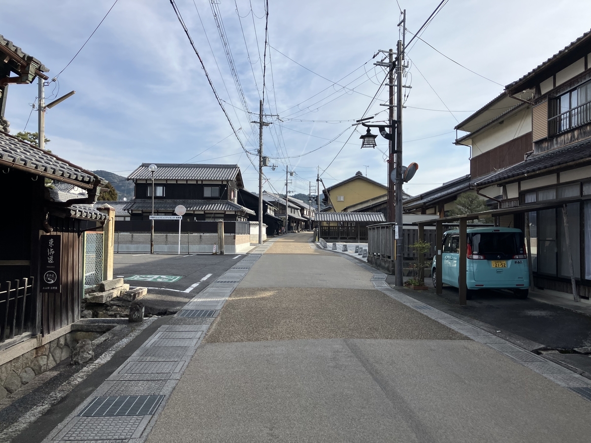 土山宿近辺