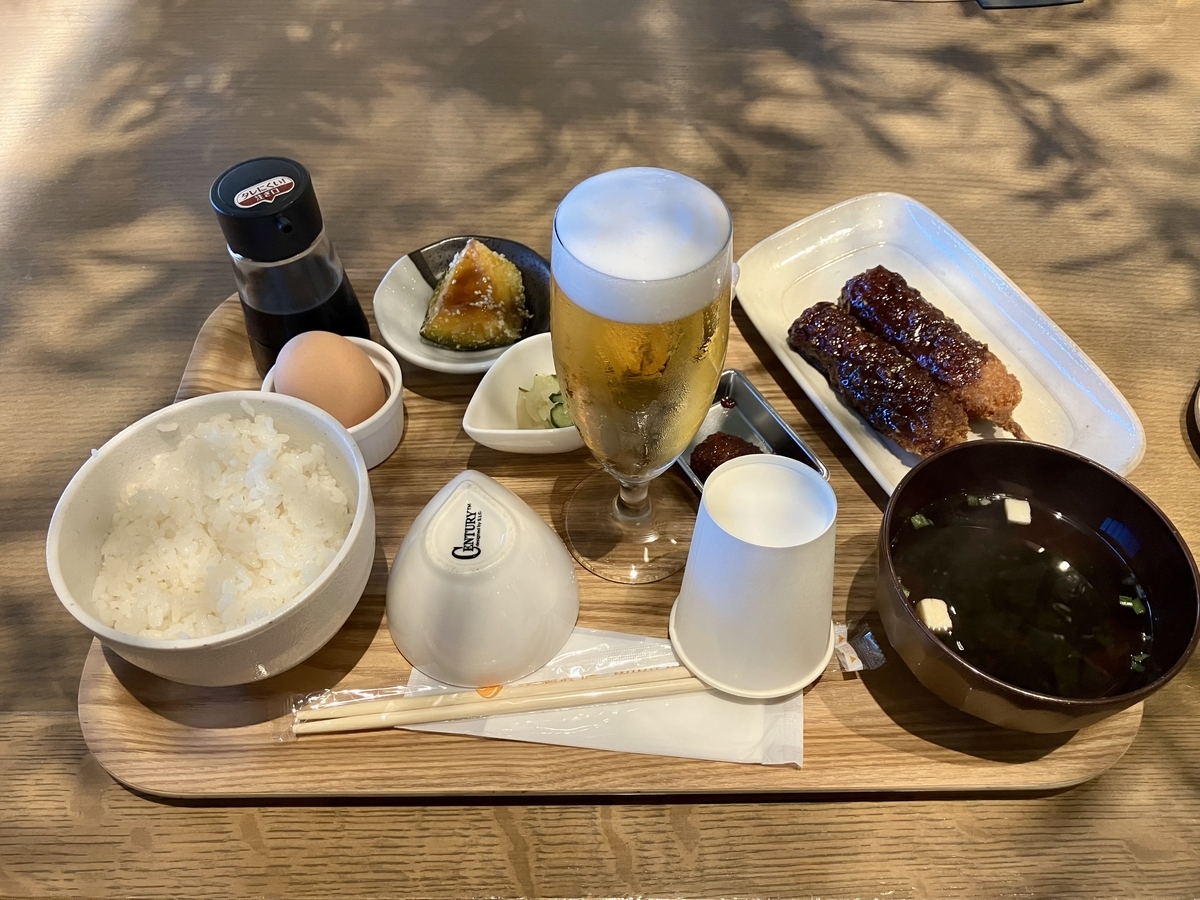 味噌豚串カツ定食