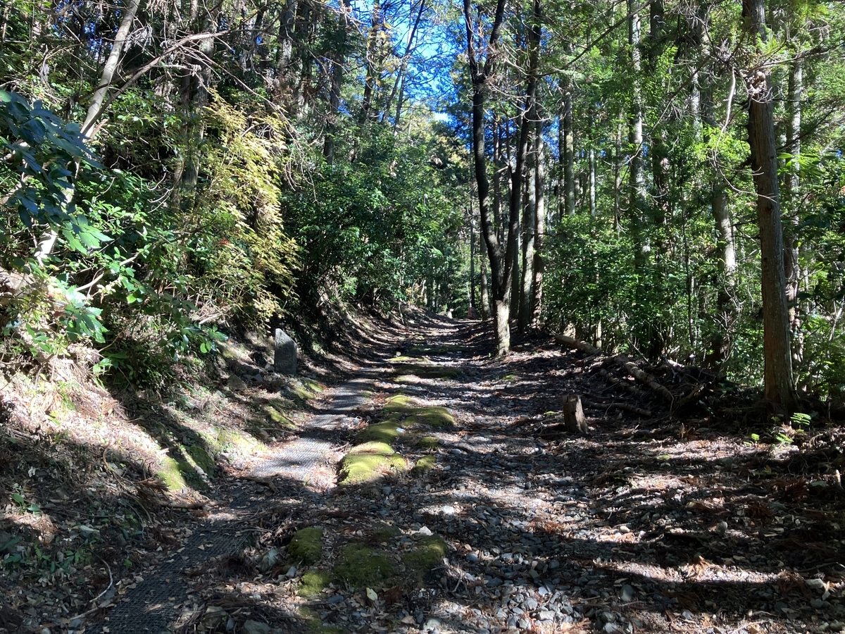 宇津ノ谷峠道中