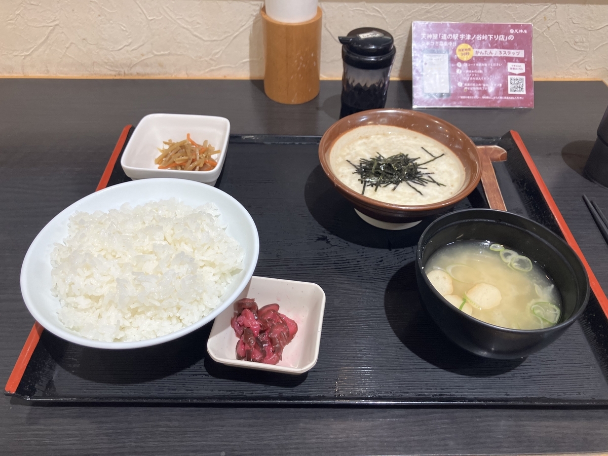 とろろ定食