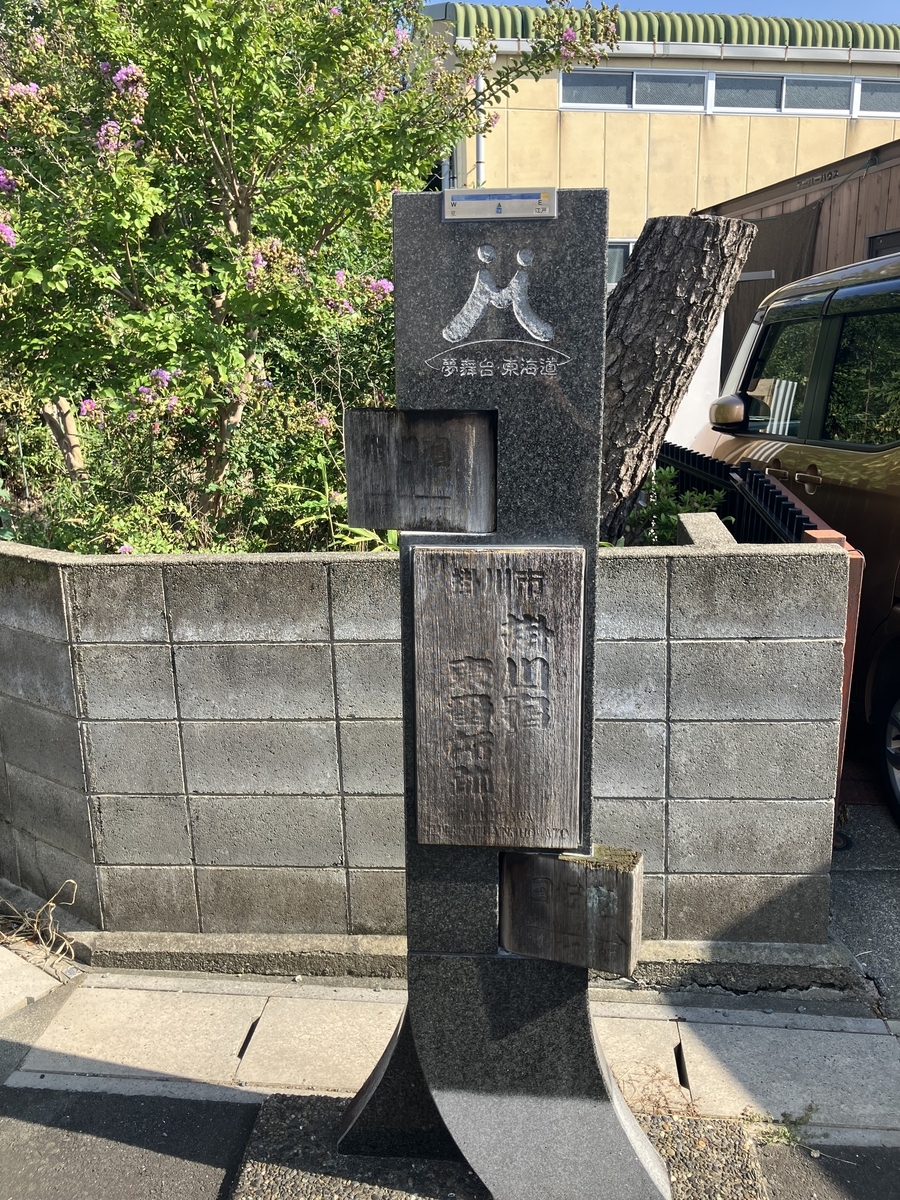 掛川宿案内板