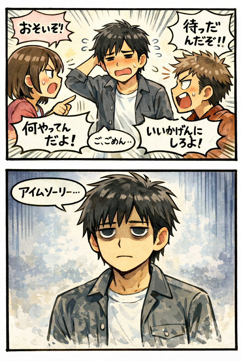 感情の無いアイムソーリー