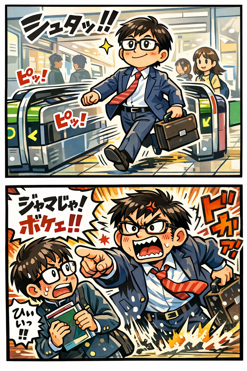 勇敢なお父さん？