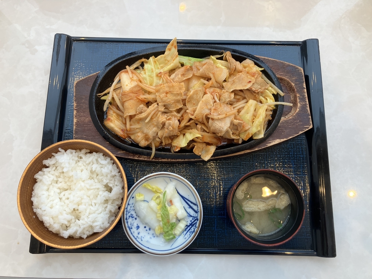 豚キムチ定食