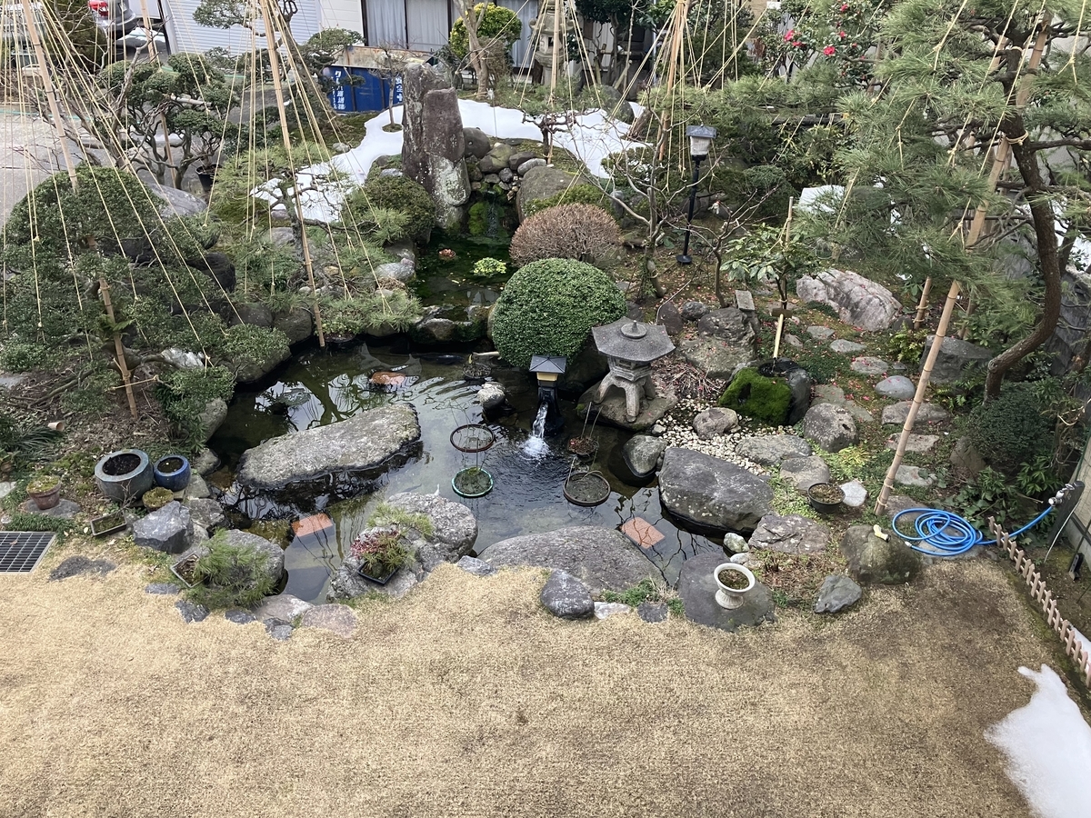 ホテルの庭