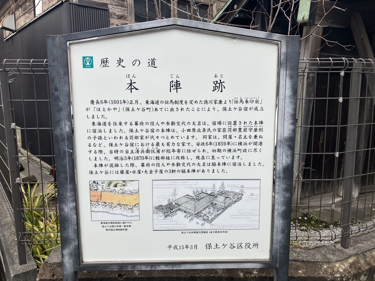保土ヶ谷宿本陣跡