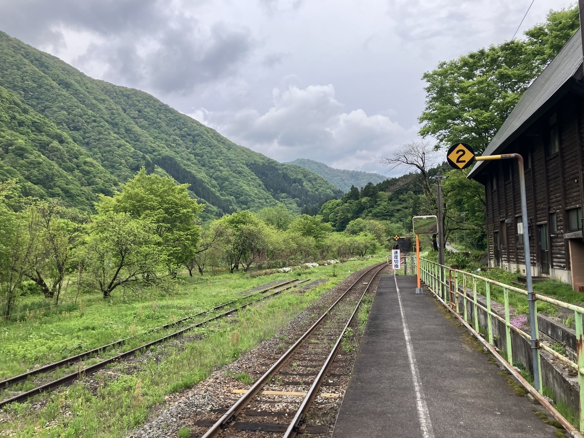 勝原駅ホーム