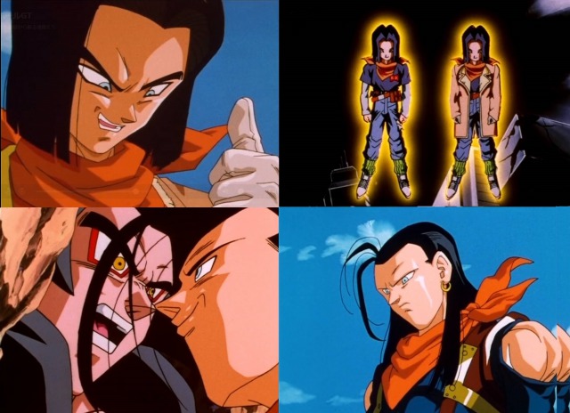 ドラゴンボールGT セル画孫悟空超17号