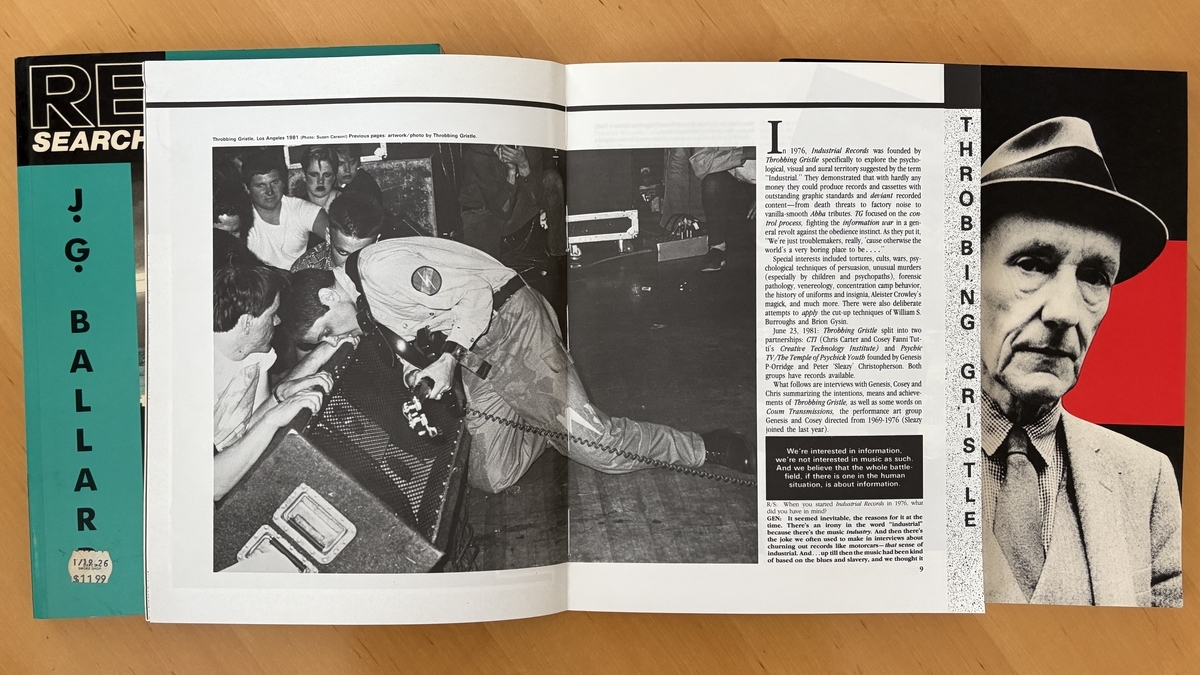 RE/Search - 1980年代のインダストリアル、ノイズカルチャー