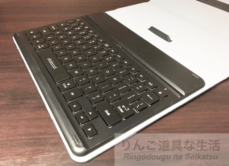 iPad Pro 10.5インチ用smart connector及びApple Pencil収納可能なdodocoolキーボードケース