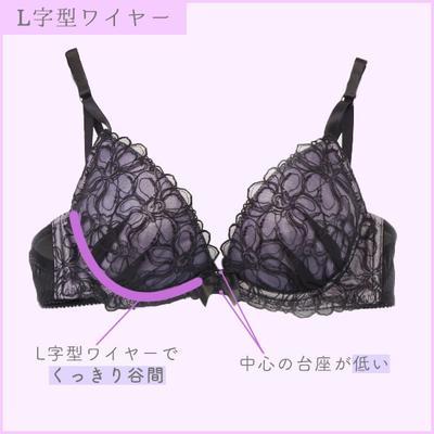 L字ワイヤーのブラ