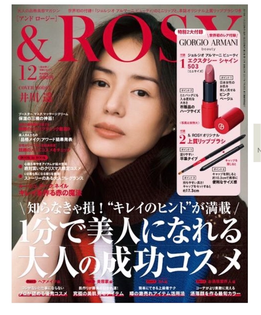 ROSY付録アルマーニエクスタシーシャイン503 - シカの雑記帳 ROSY付録アルマーニエクスタシーシャイン503 - シカの雑記帳