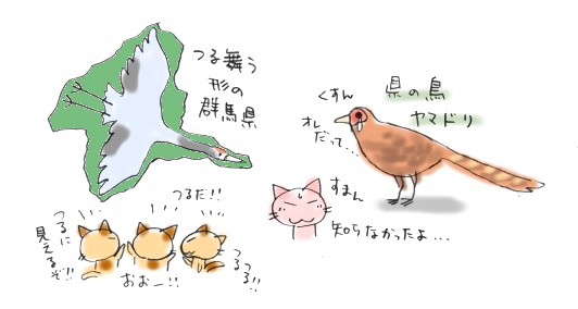 つ 鶴舞う形の群馬県 つるまうかたちの ぐんまけん えむ猫とひとりごとの延長 つ 鶴舞う形の群馬県 つるまうかたちの ぐんまけん えむ猫とひとりごとの延長