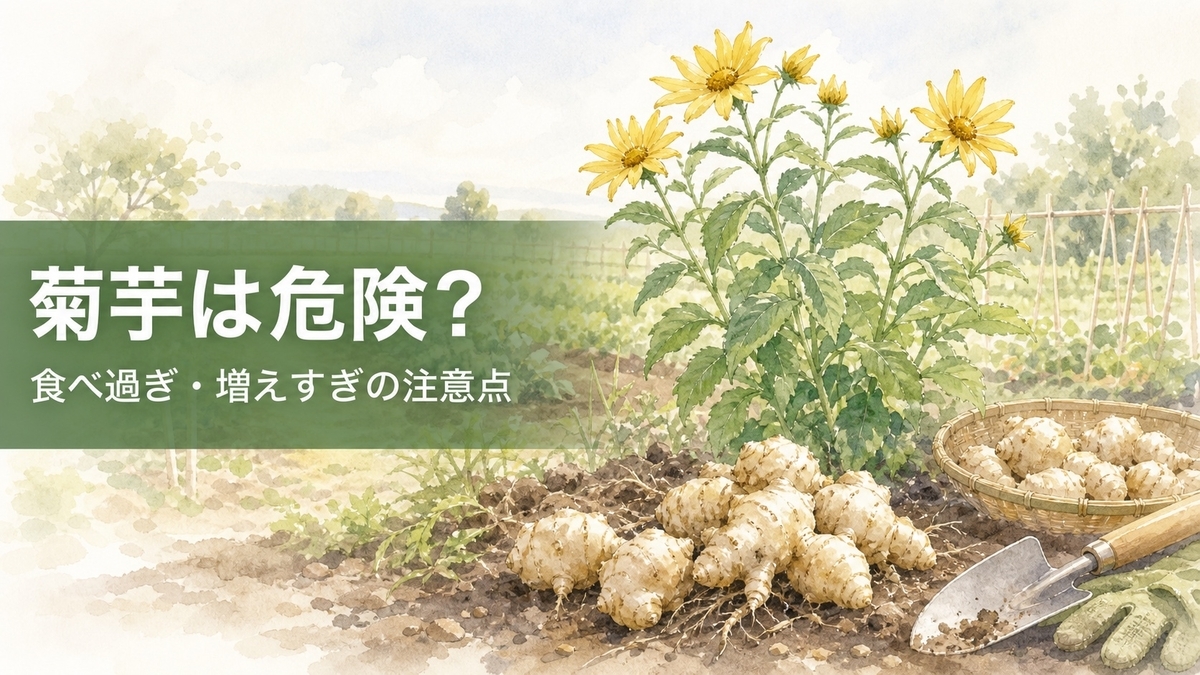 菊芋 食べては いけない 人