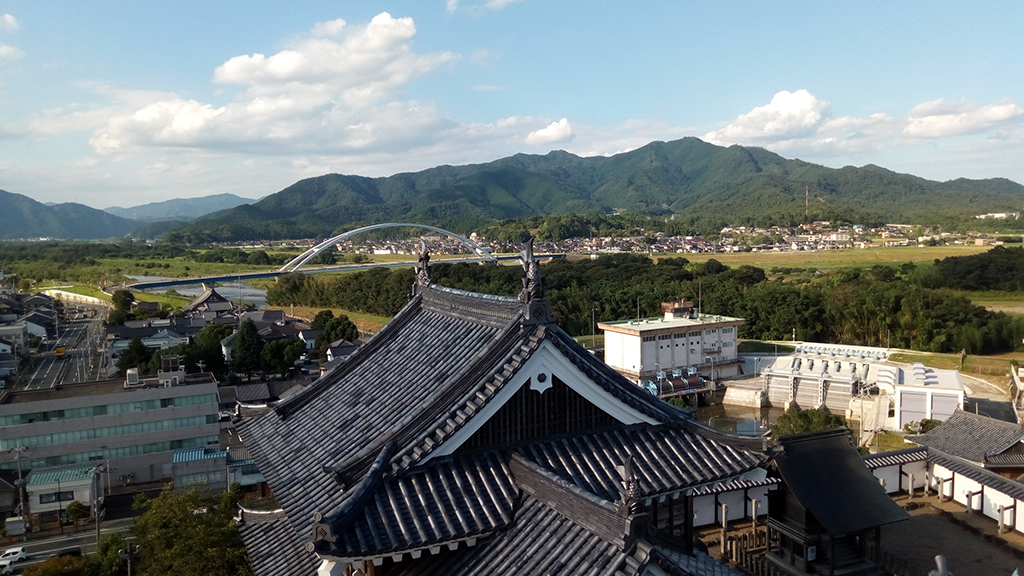 福知山城天守から
