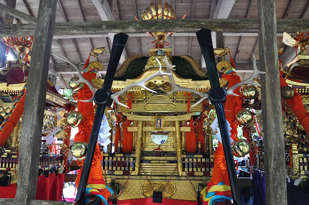 化氣神社の榊葺神輿／加茂大祭