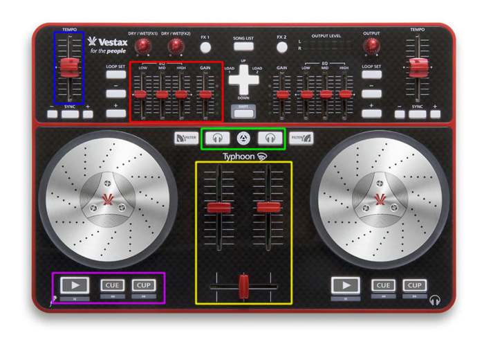 赤いボディがカッコいい！！「Vestax Typhoon」のご紹介 - 島村