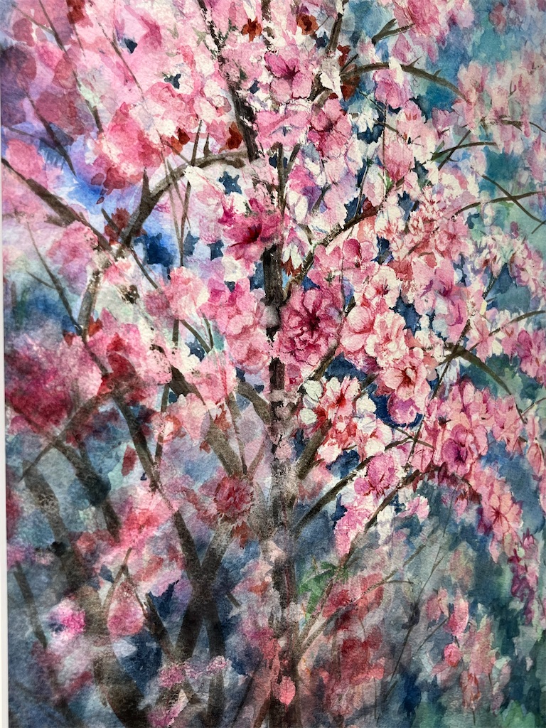 絵画展 - 緑の庭をながめながら・しましまの毎日
