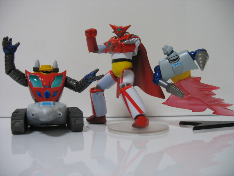 ダイナミックロボットミュージアム ゲッターロボ ゲッター1、2、3の3体