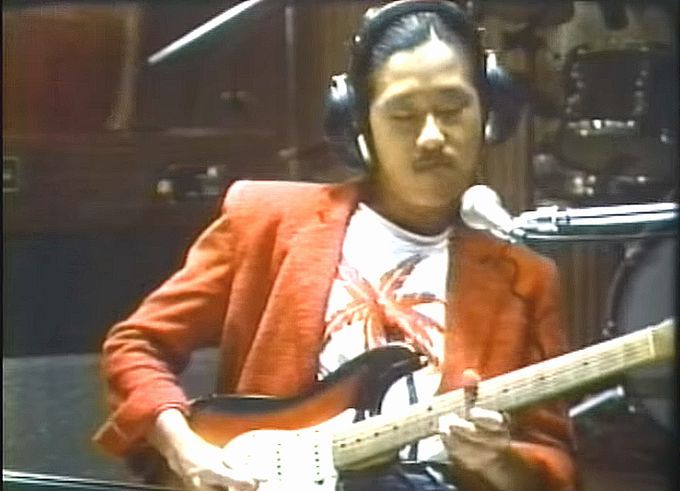 高中正義 ビンテージ ギター ストラップ ホログラム 80's 狩る