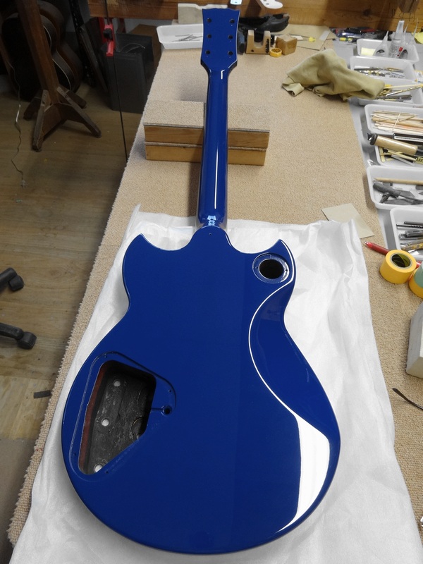 YAMAHA SG2000 高中ブルー化計画 ② リフィニッシュ - 音楽雑記帳 I