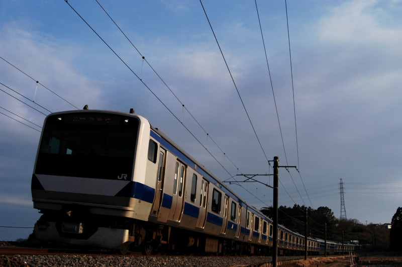石岡－高浜_1395M_E531系普通_カツK422編成