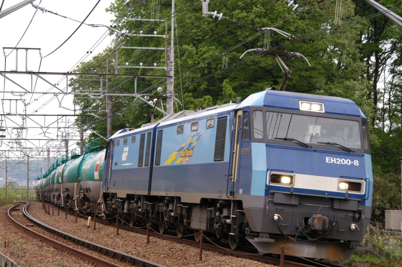 豊田－八王子_5463レ_EH200-8号機（高崎）+タキ牽引