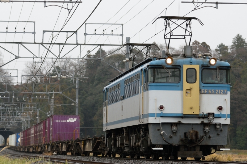 佐倉－物井_96レ_EF65PF-2127号機（新鶴見）+コキ牽引