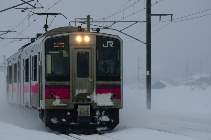 峰吉川－刈和野_444M_701系普通_アキN26編成