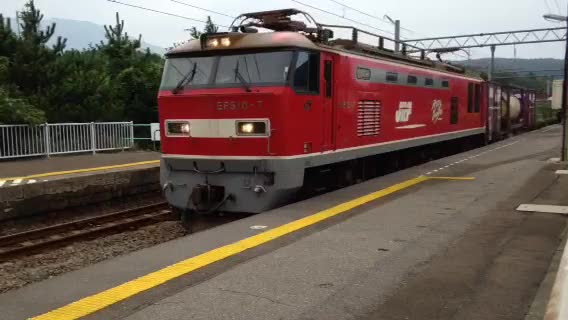 2014年08月14日_小砂川駅_2093レ_EF510-7号機（富山）+コキ15B
