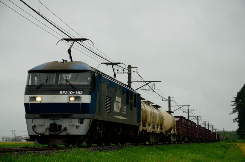 滑河－下総神崎_1092レ_EF210-162号機（新鶴見）+コキ17B