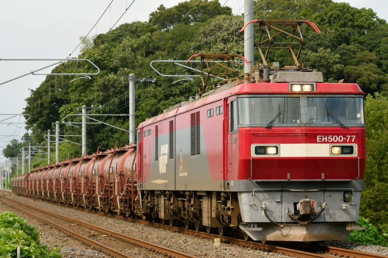 牛久－佐貫_5094レ_EH500-77号機①（仙台）+タキ12B+トキ5B