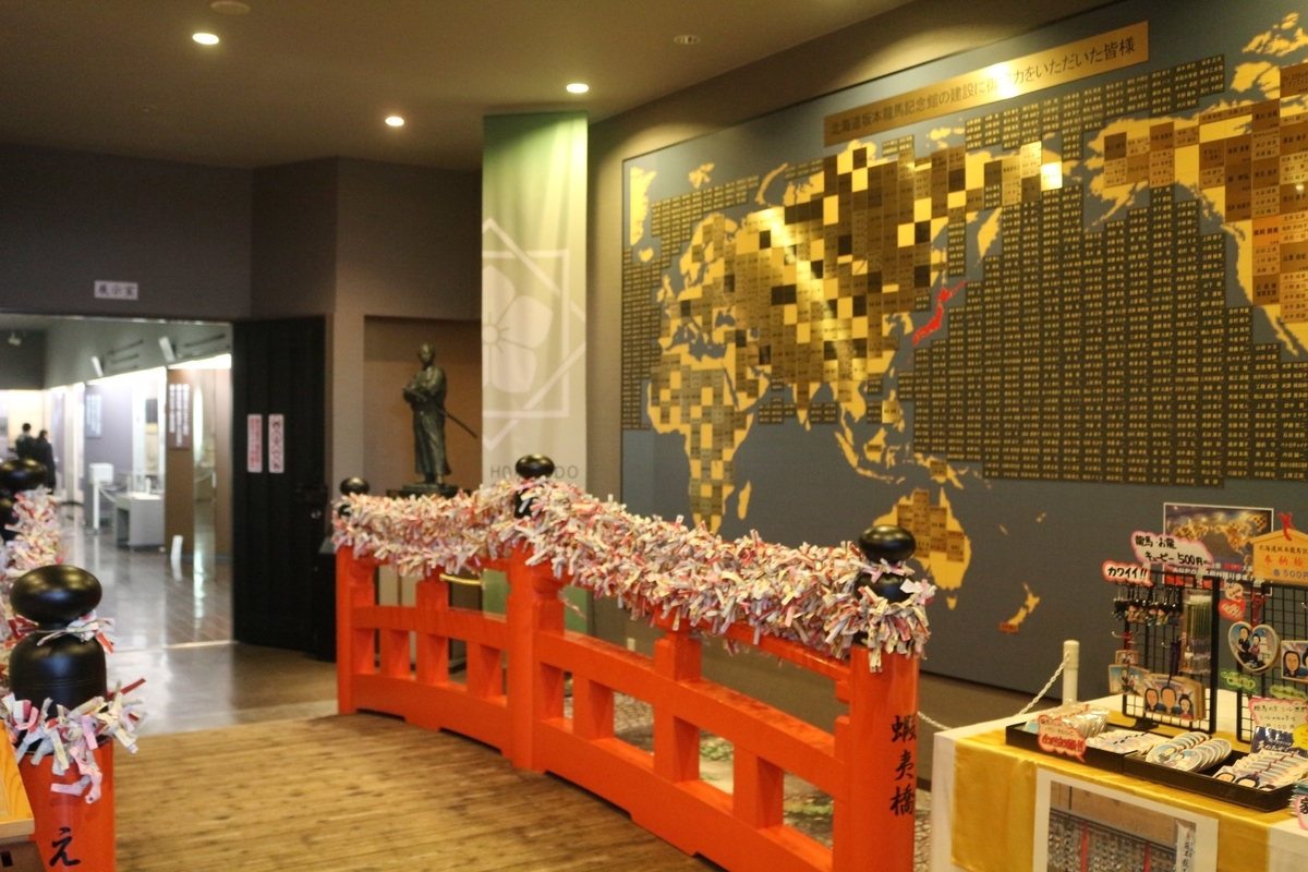 北海道龍馬記念館の館内