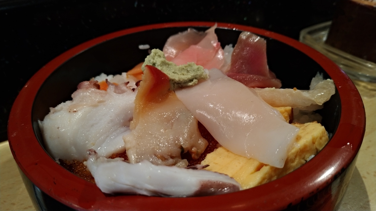 河童鮨 生ちらし