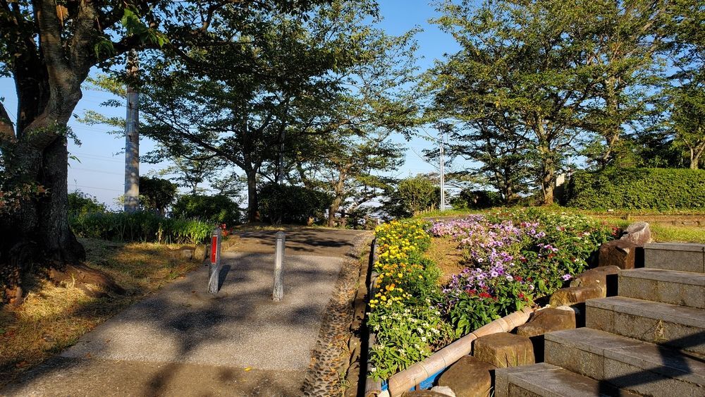 塚山公園・中央広場付近