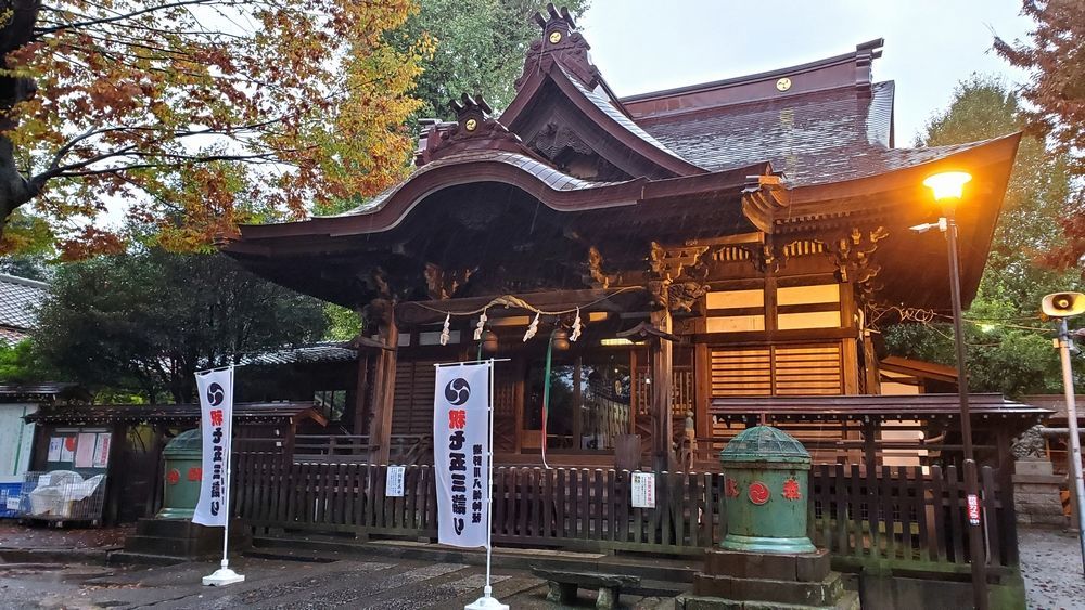 瀧野川八幡神社 社殿